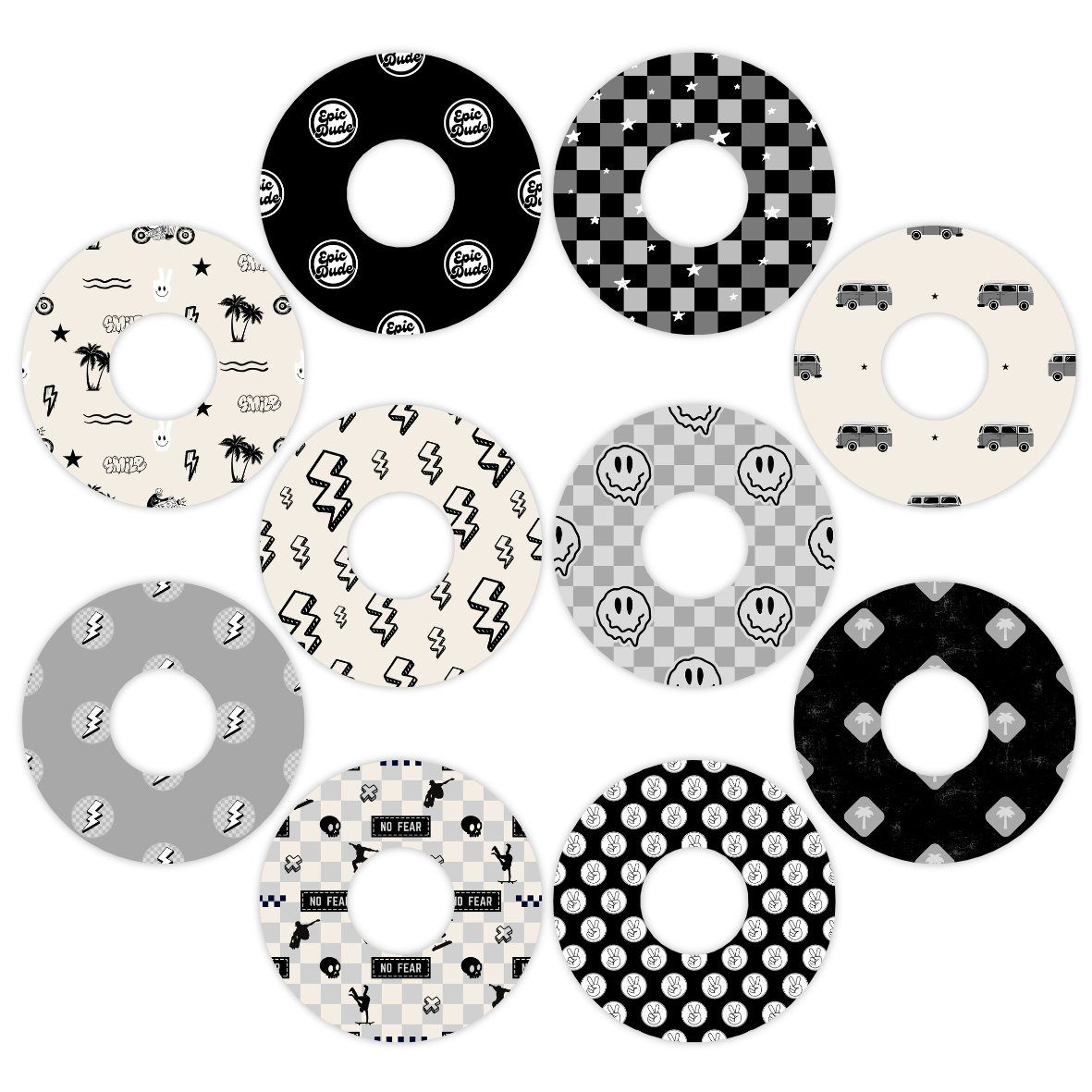 Freestyle Libre Epic Dude Mixed Design Patches