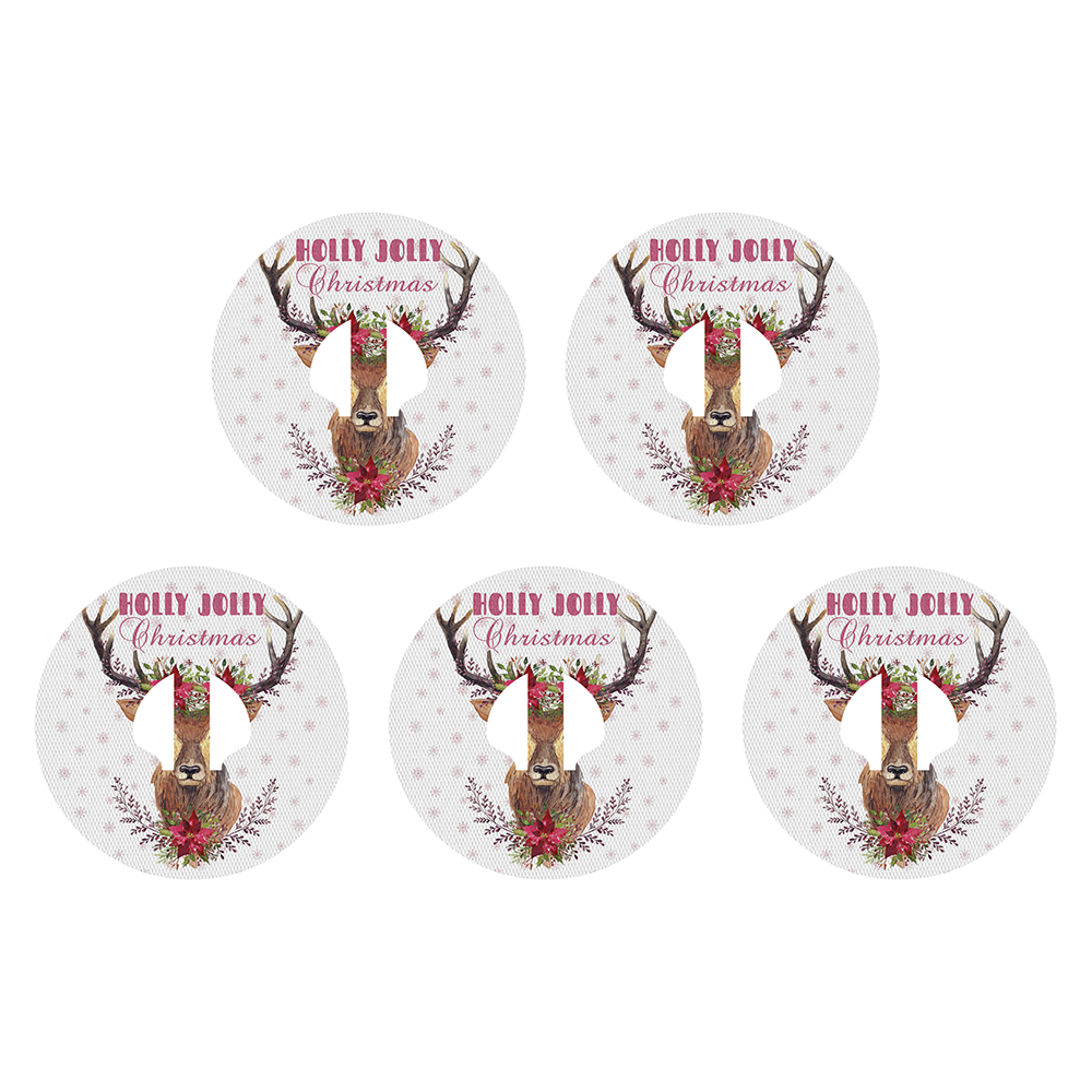 Christmas deer decorative adhesive patches - all devices.