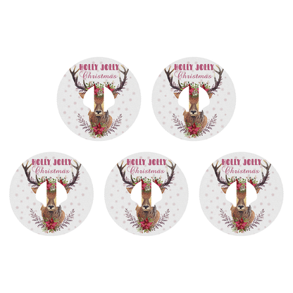 Christmas deer decorative adhesive patches - all devices.