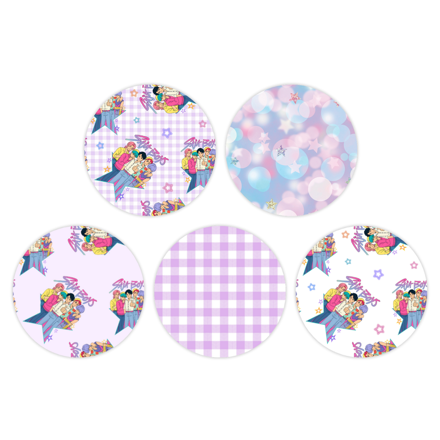 K-Pop Boyz Patch Mix