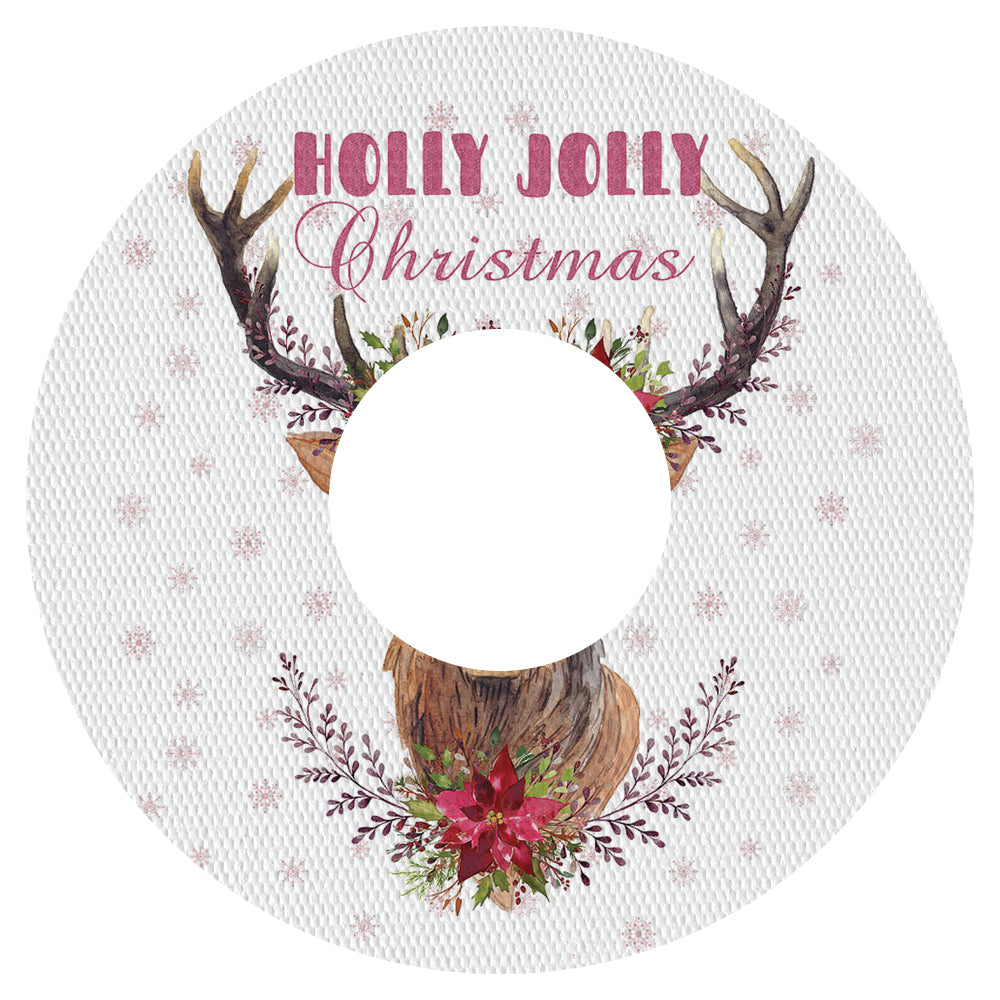 Christmas deer decorative adhesive patches - all devices.