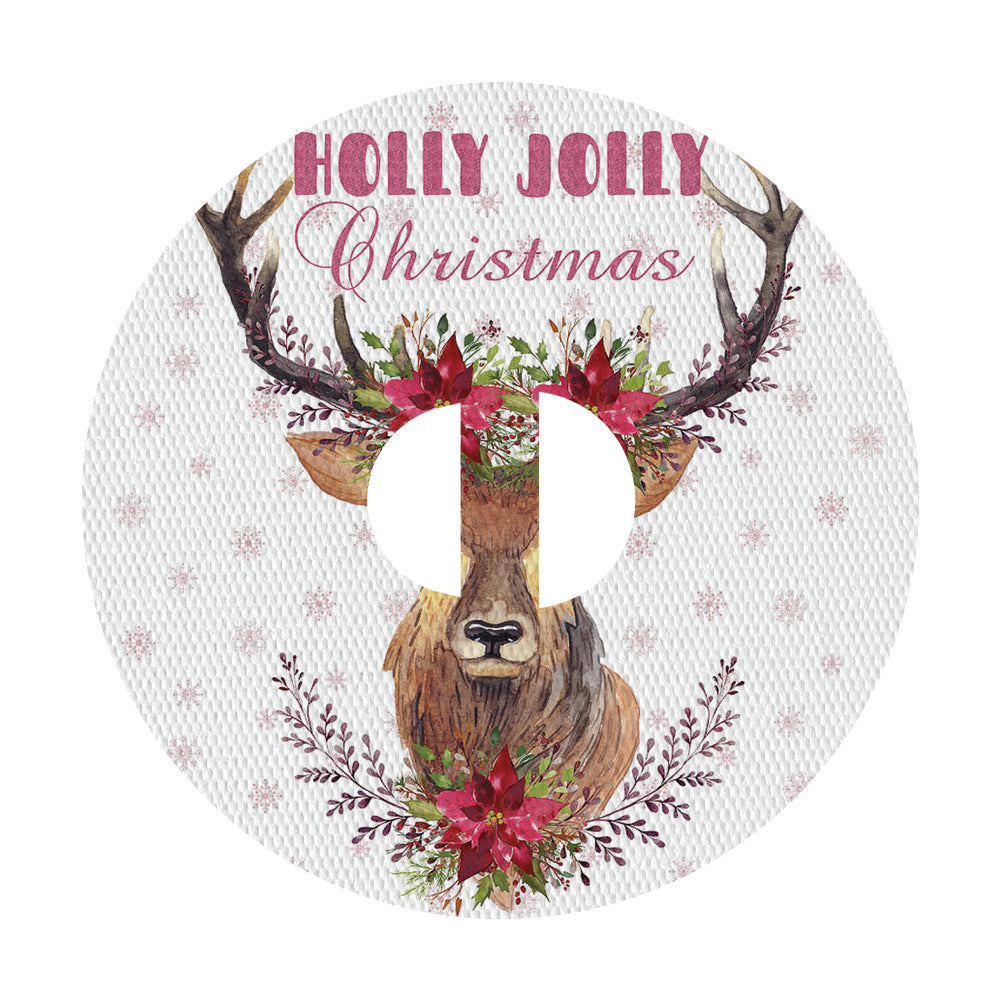 Christmas deer decorative adhesive patches - all devices.