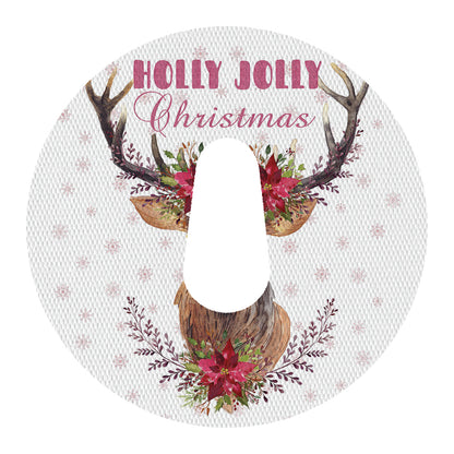 Christmas deer decorative adhesive patches - all devices.