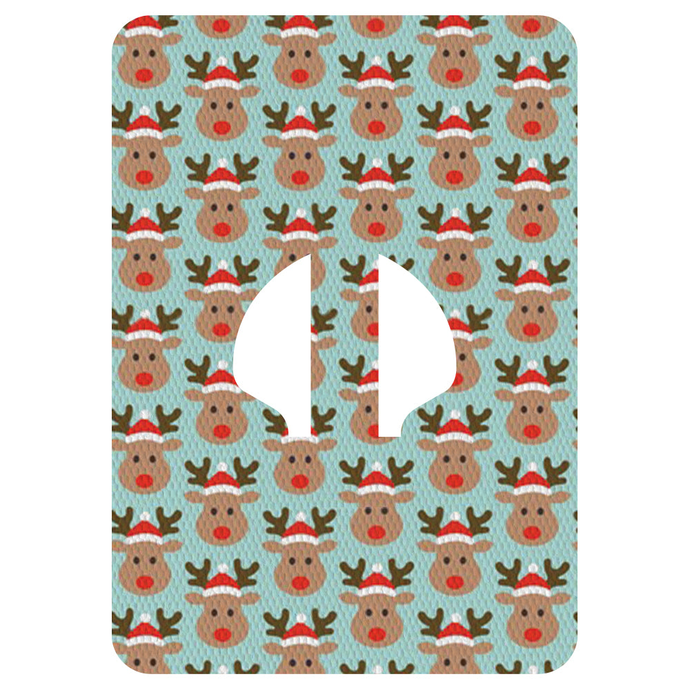 Christmas rudolph adhesive patches - all devices.