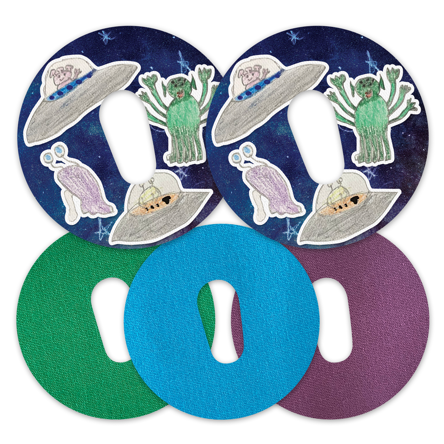 Aliens Patch Mix - 5 pack - Diabetes Camps Victoria Fundraiser