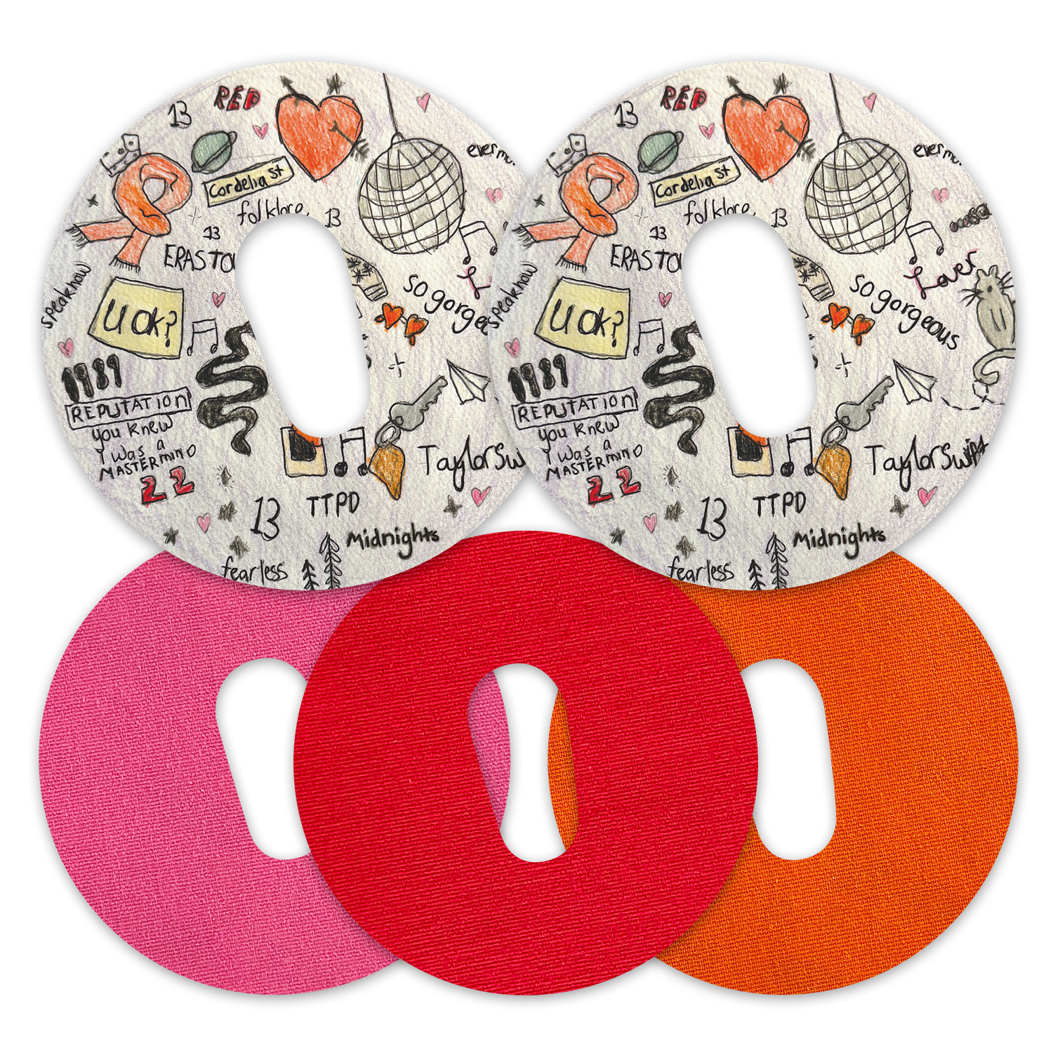 TayTay Patch Mix - 5 pack - Diabetes Camps Victoria Fundraiser