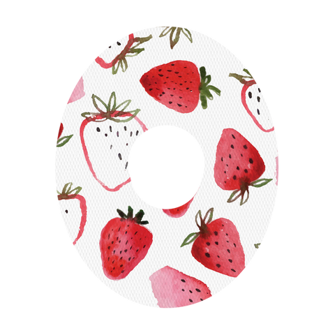 Dexcom Strawberries Design Patches