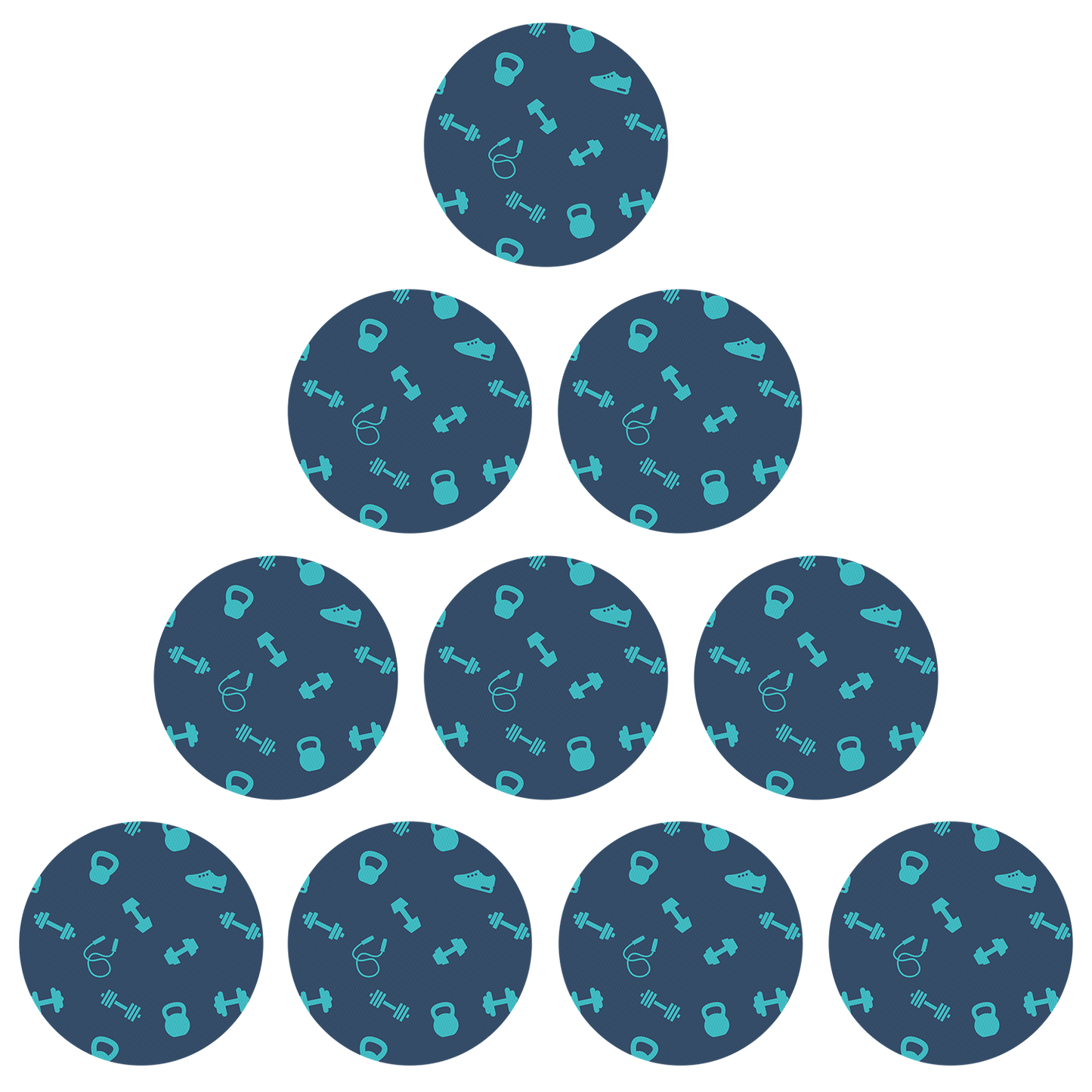 Medtronic Dumbbell Pattern Design Patches