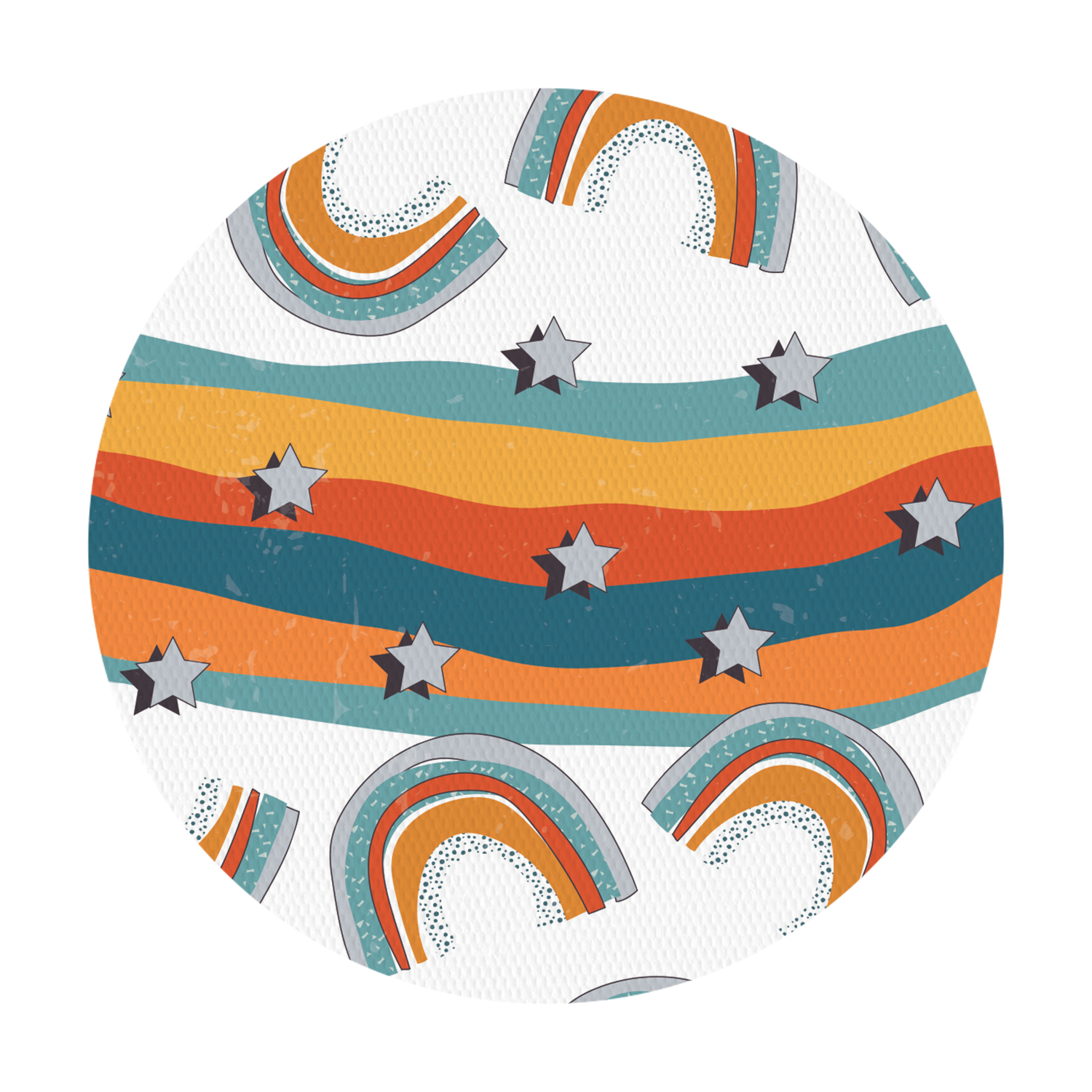 Orange Rainbow Patch