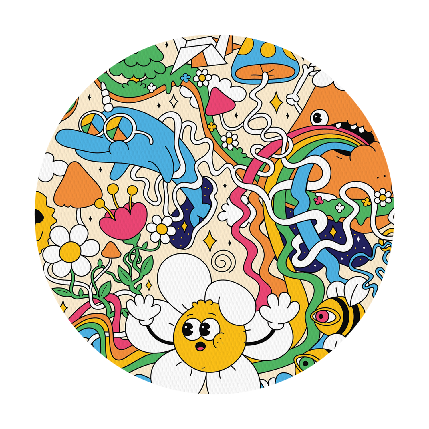 Psychadelic Doodles Patch