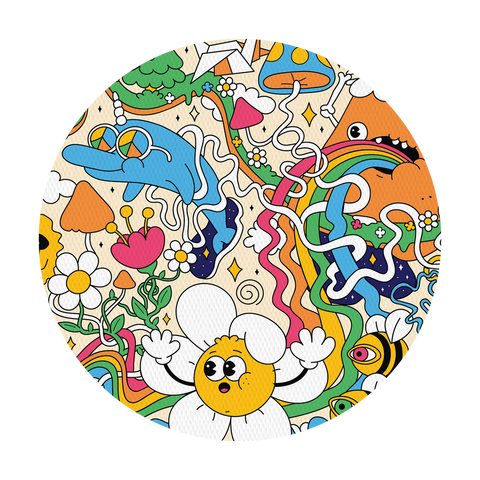 Medtronic Psychadelic Doodles Design Patches