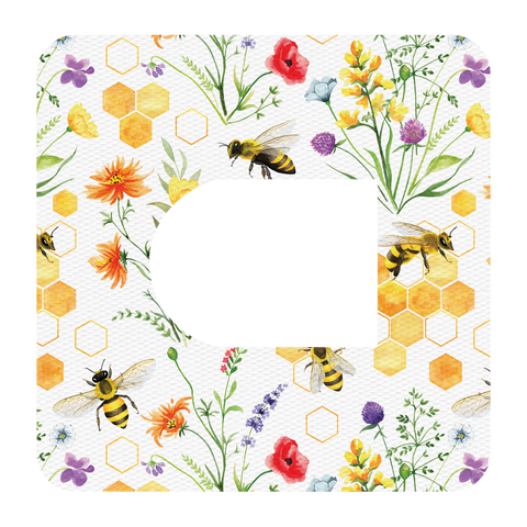 Omnipod Bees and Flowers Design Patches