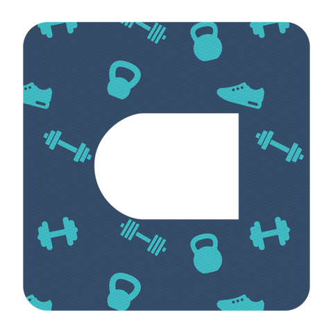 Omnipod Dumbbell Pattern Design Patches