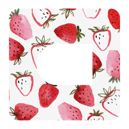 Omnipod Strawberries Design Patches