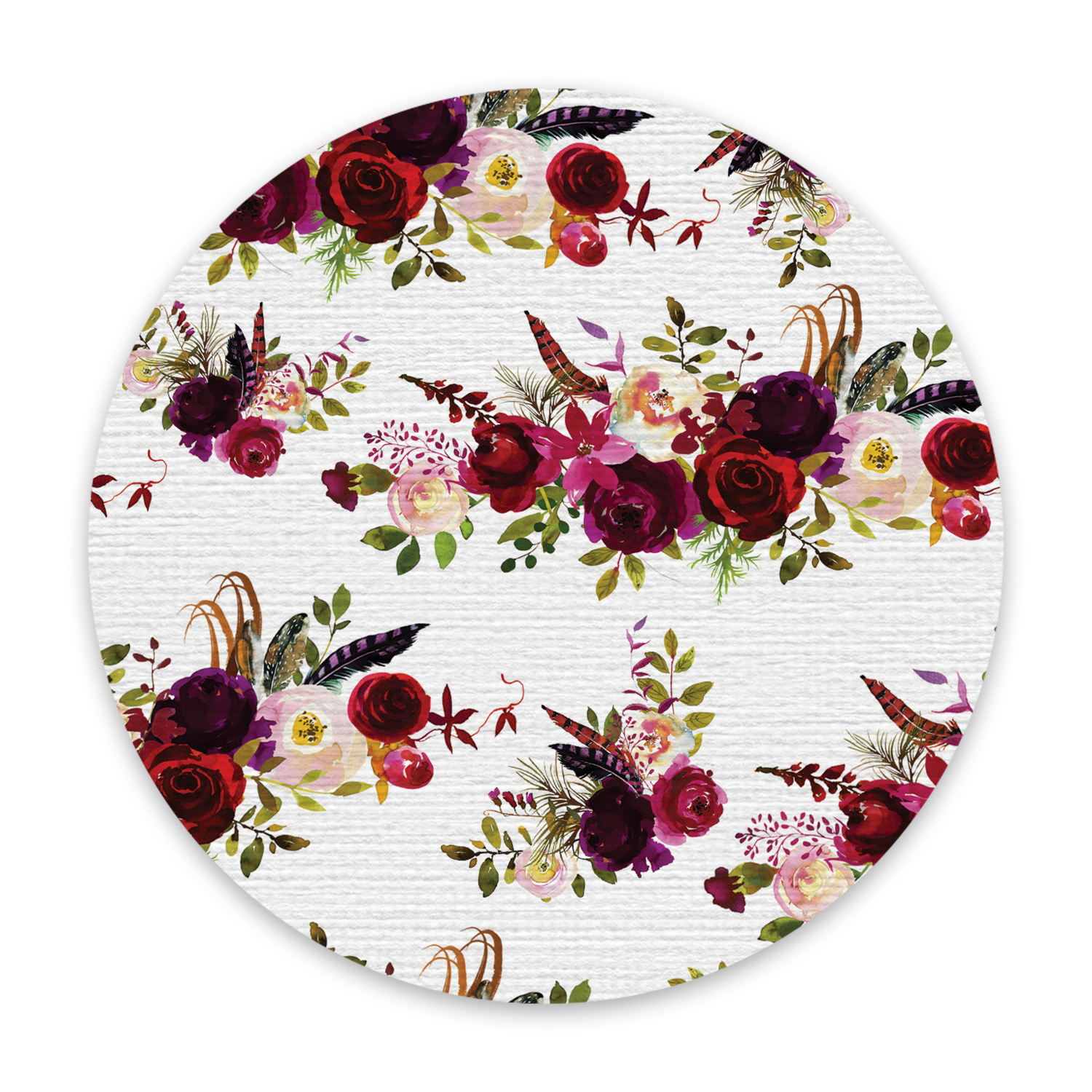 Watercolour Floral Patch