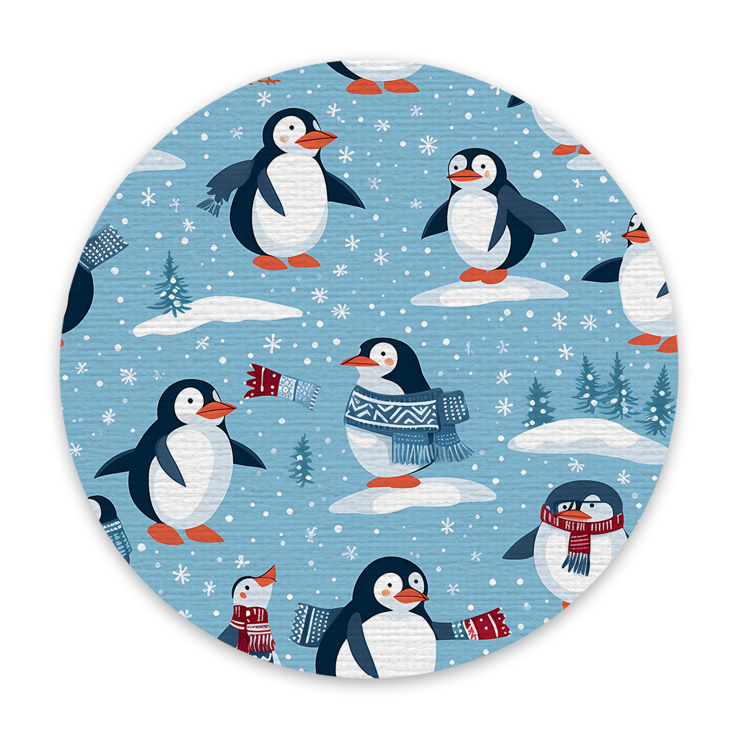 Winter Animals Patch Mix