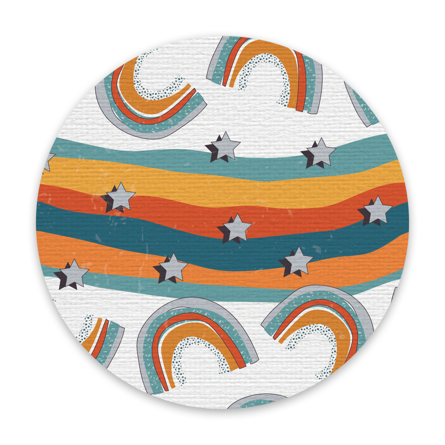 Orange Rainbow Patch