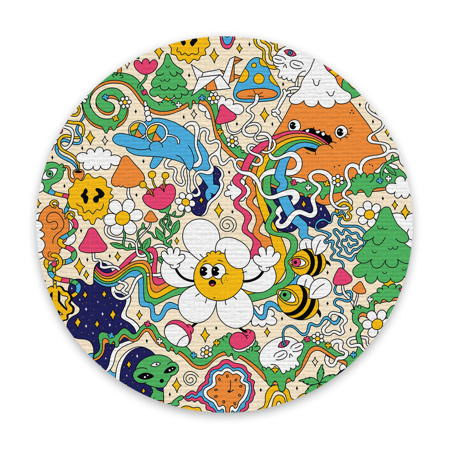 Psychadelic Doodles Patch