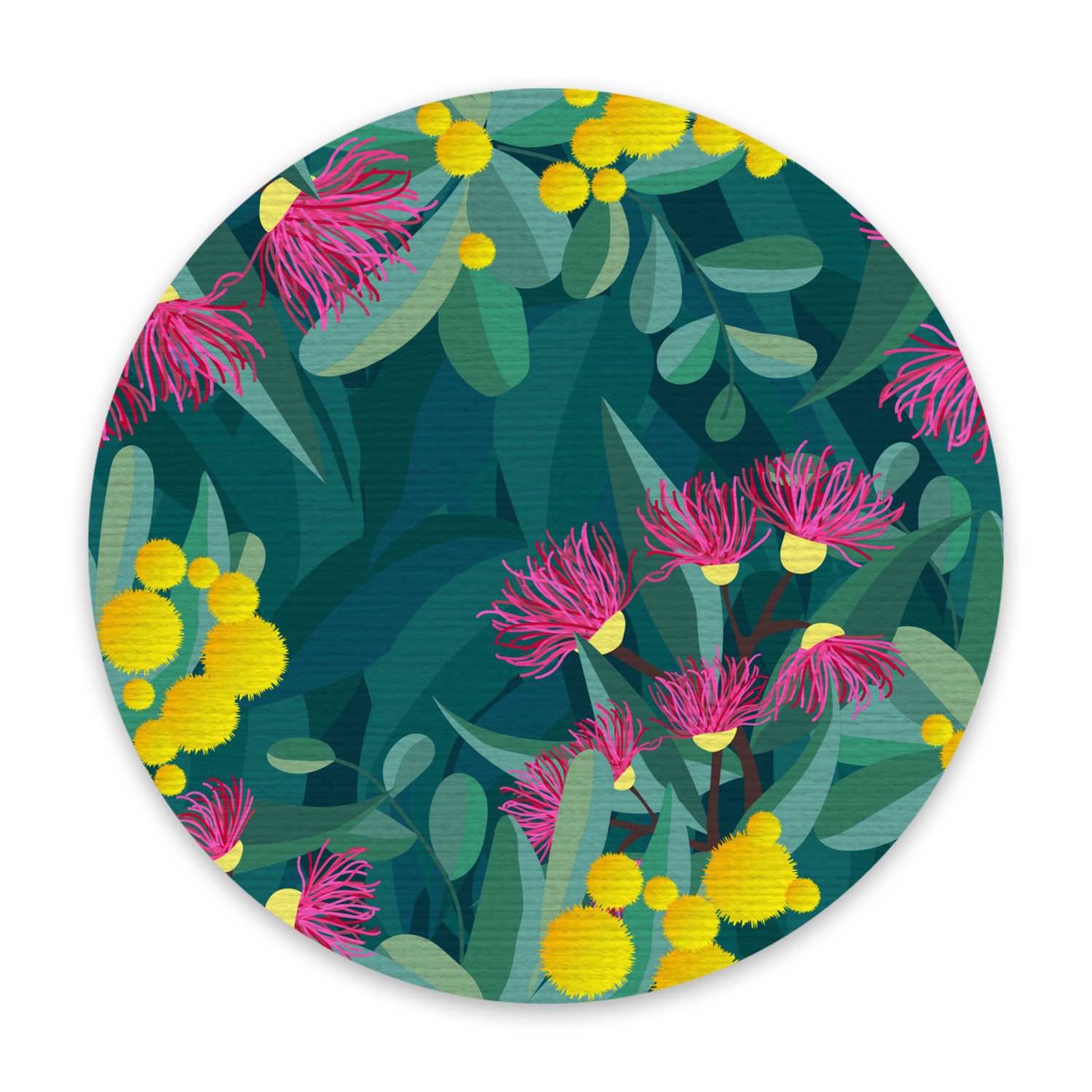 Wattle and Gum Blossoms Patch