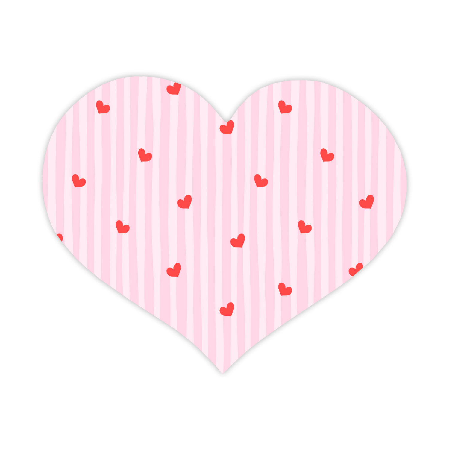 Valentine Heart Shaped Patch Mix