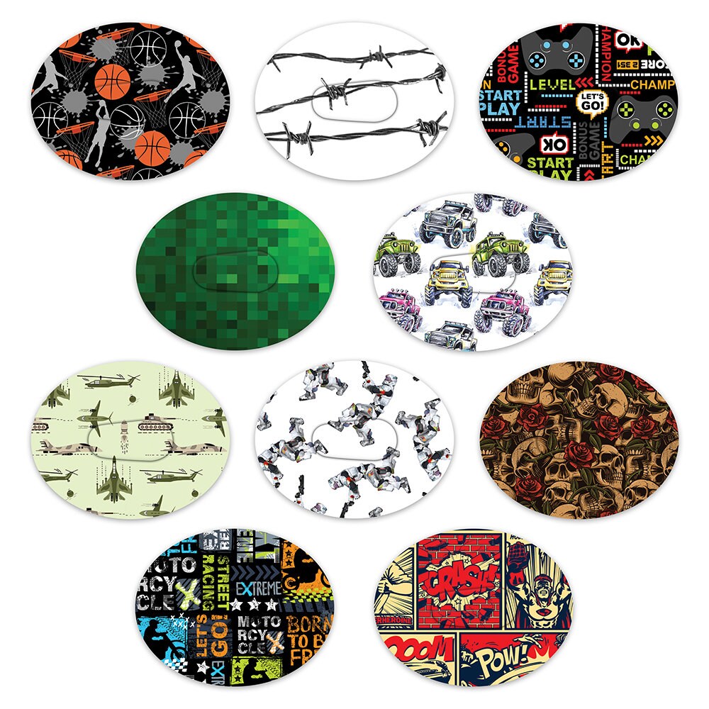 CLEARANCE TAPE - DEXCOM G6 PATCHES- assorted designs
