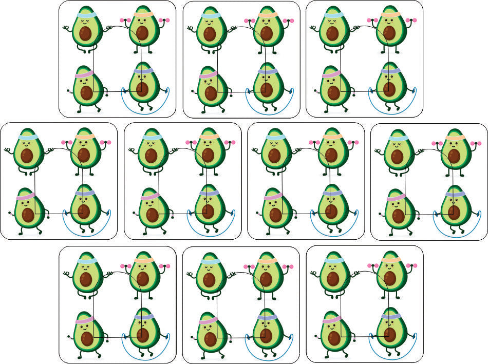 Omnipod Avocado Design Patches 10 pack