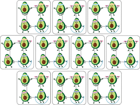 Omnipod Avocado Design Patches 10 pack