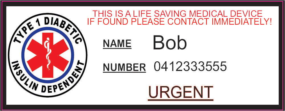 Medical Alert Sticker