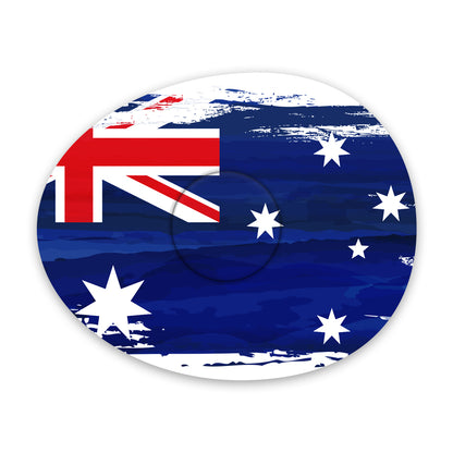 Freestyle Libre Australian Flag Design Patches