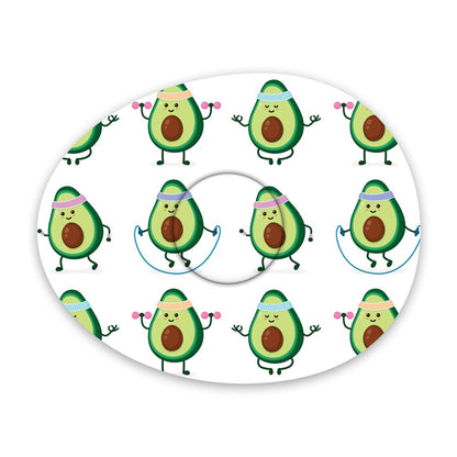 Libre Avocado Design Patches 10 pack