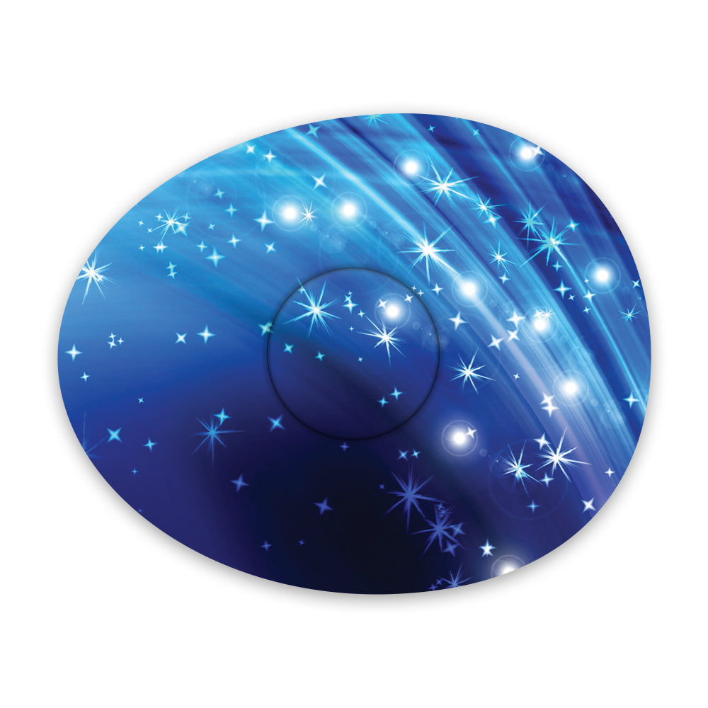 Freestyle Libre Blue Sparkle Design Patches