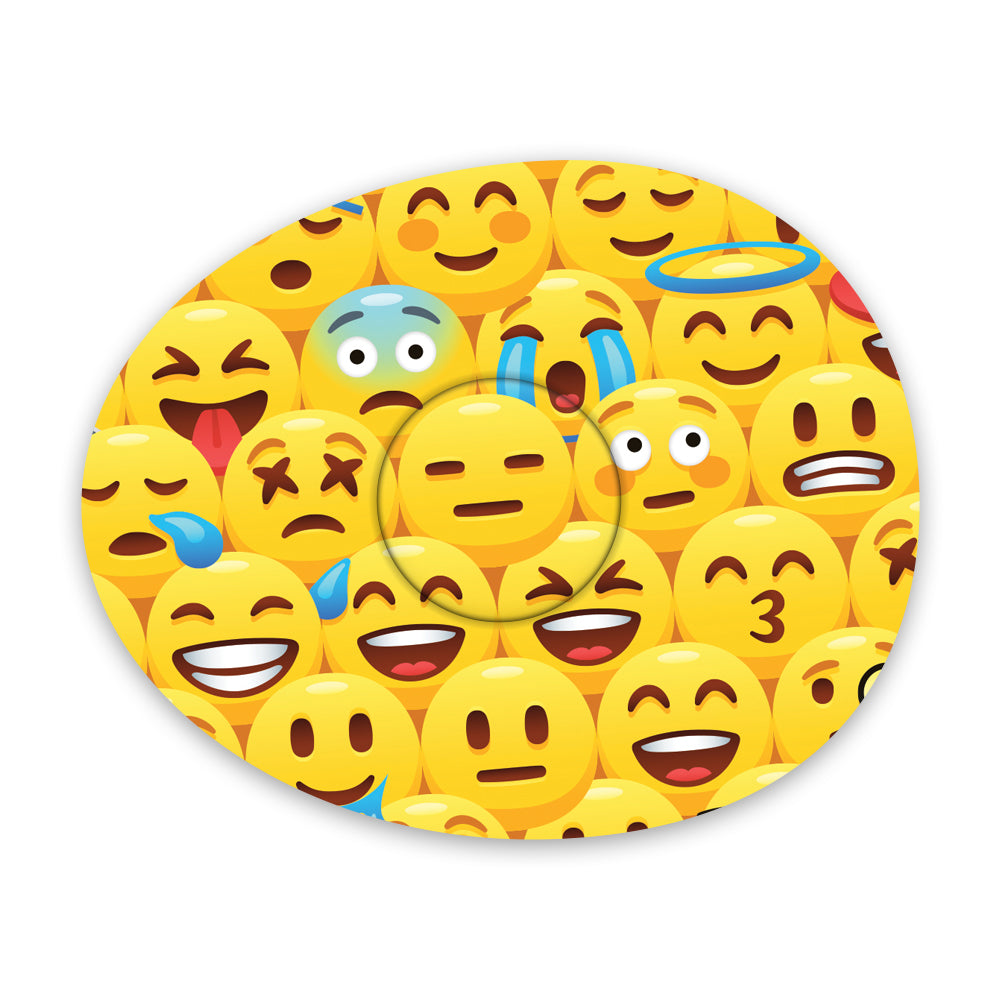 Freestyle Libre Emoji Design Patches 10 pack