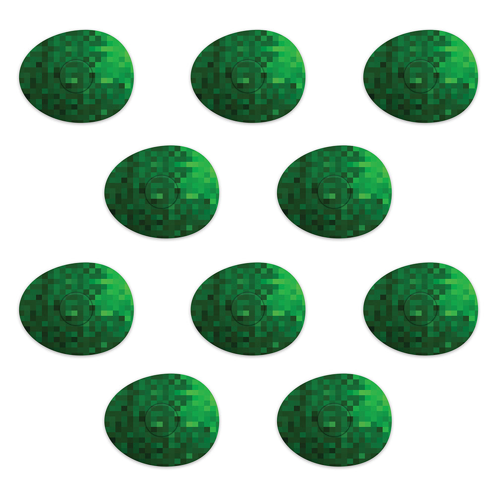 Freestyle Libre Green Pixels Design Patches