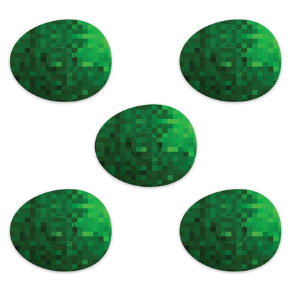 Freestyle Libre Green Pixels Design Patches