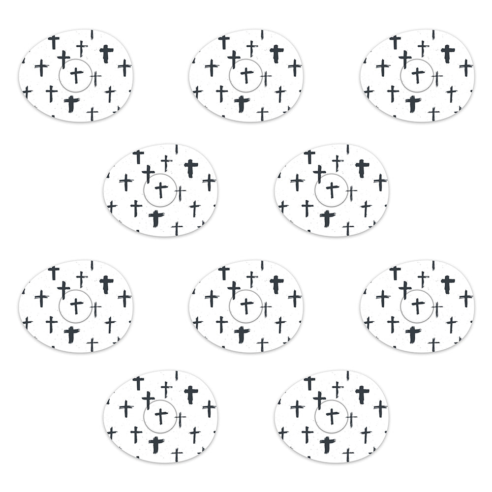 Freestyle Libre Cross Pattern Design Patches