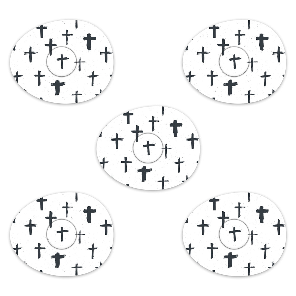 Freestyle Libre Cross Pattern Design Patches