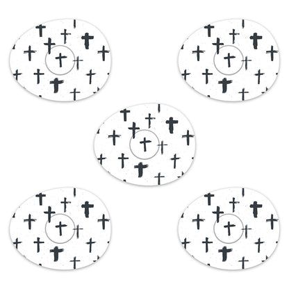 Freestyle Libre Cross Pattern Design Patches