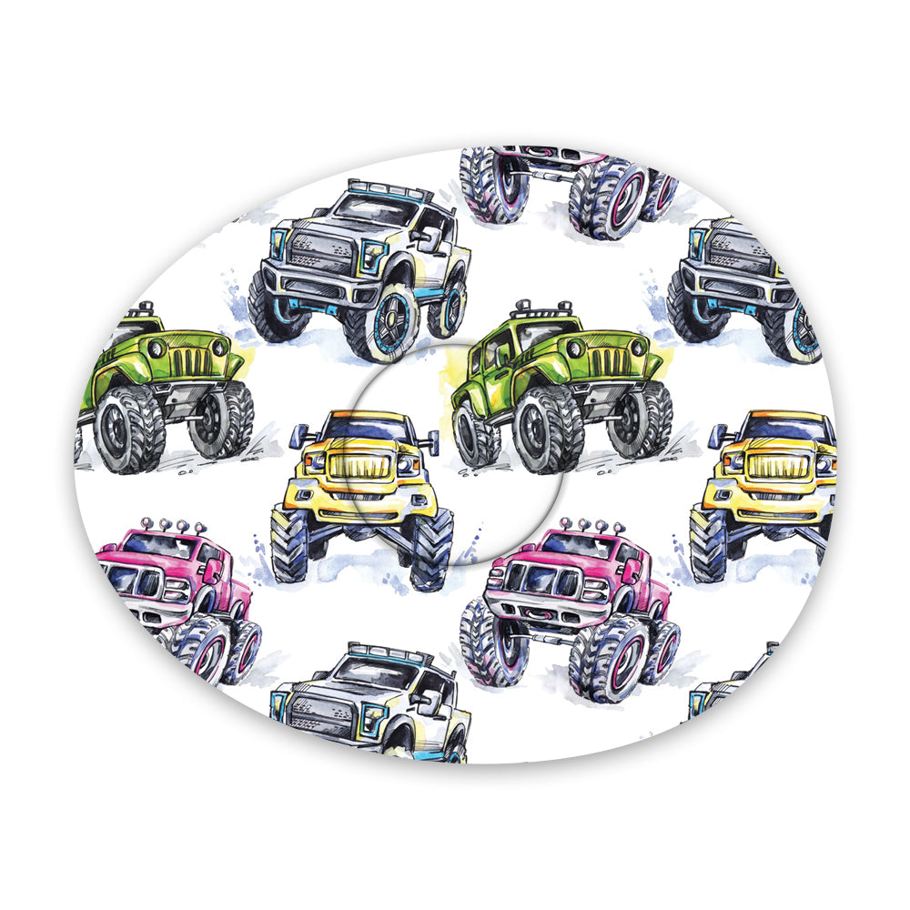 Freestyle Libre Monster Truck Design Patches