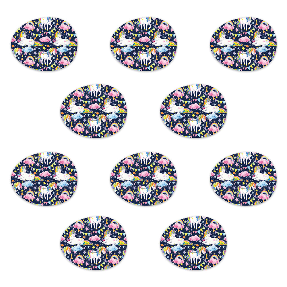 Freestyle Libre Rainbow Unicorn Design Patches