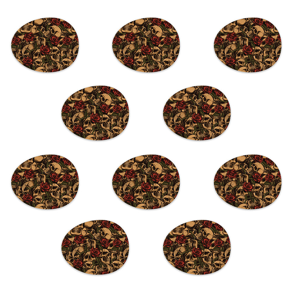 Freestyle Libre Skulls & Roses Design Patches