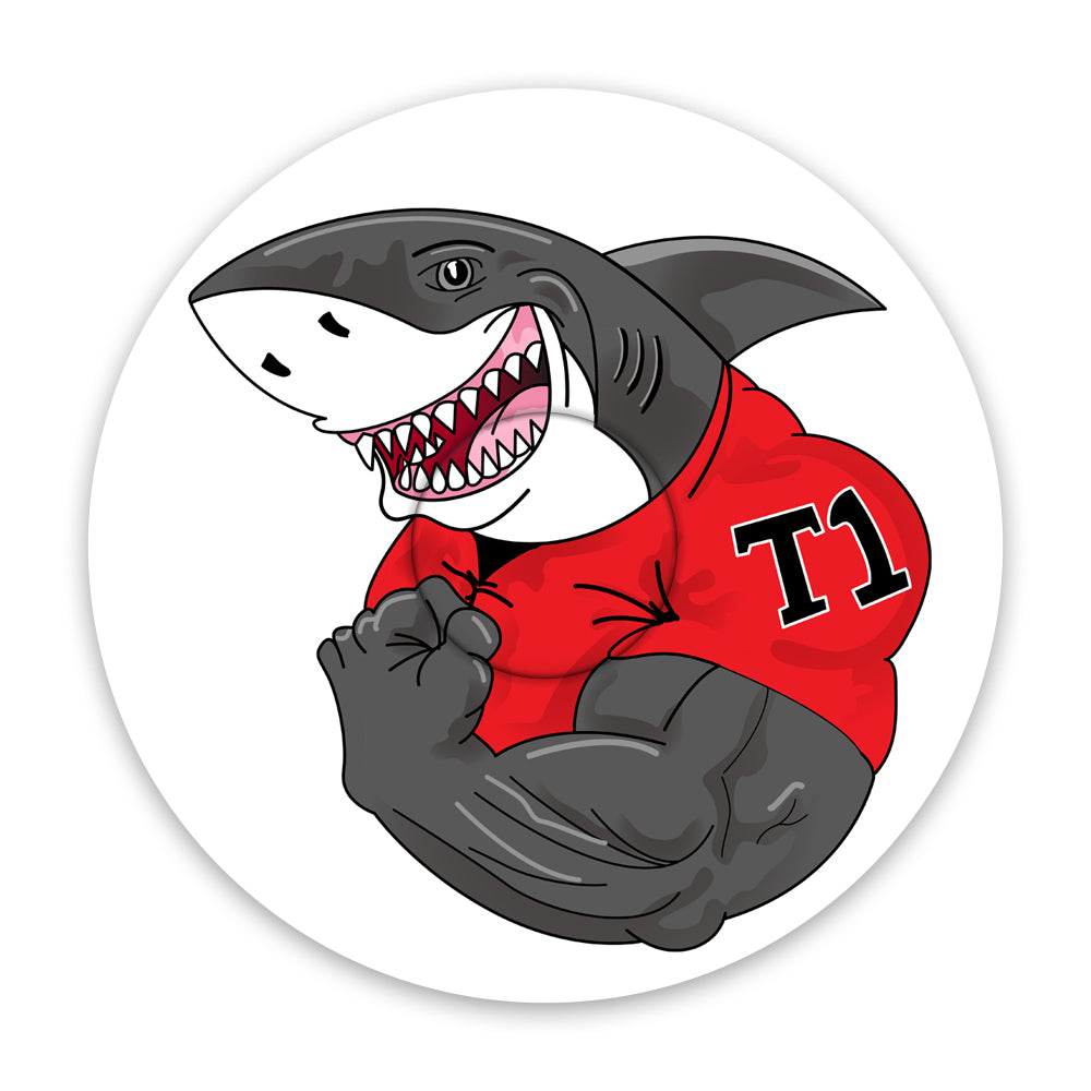 Freestyle Libre T1 Shark Design Patches