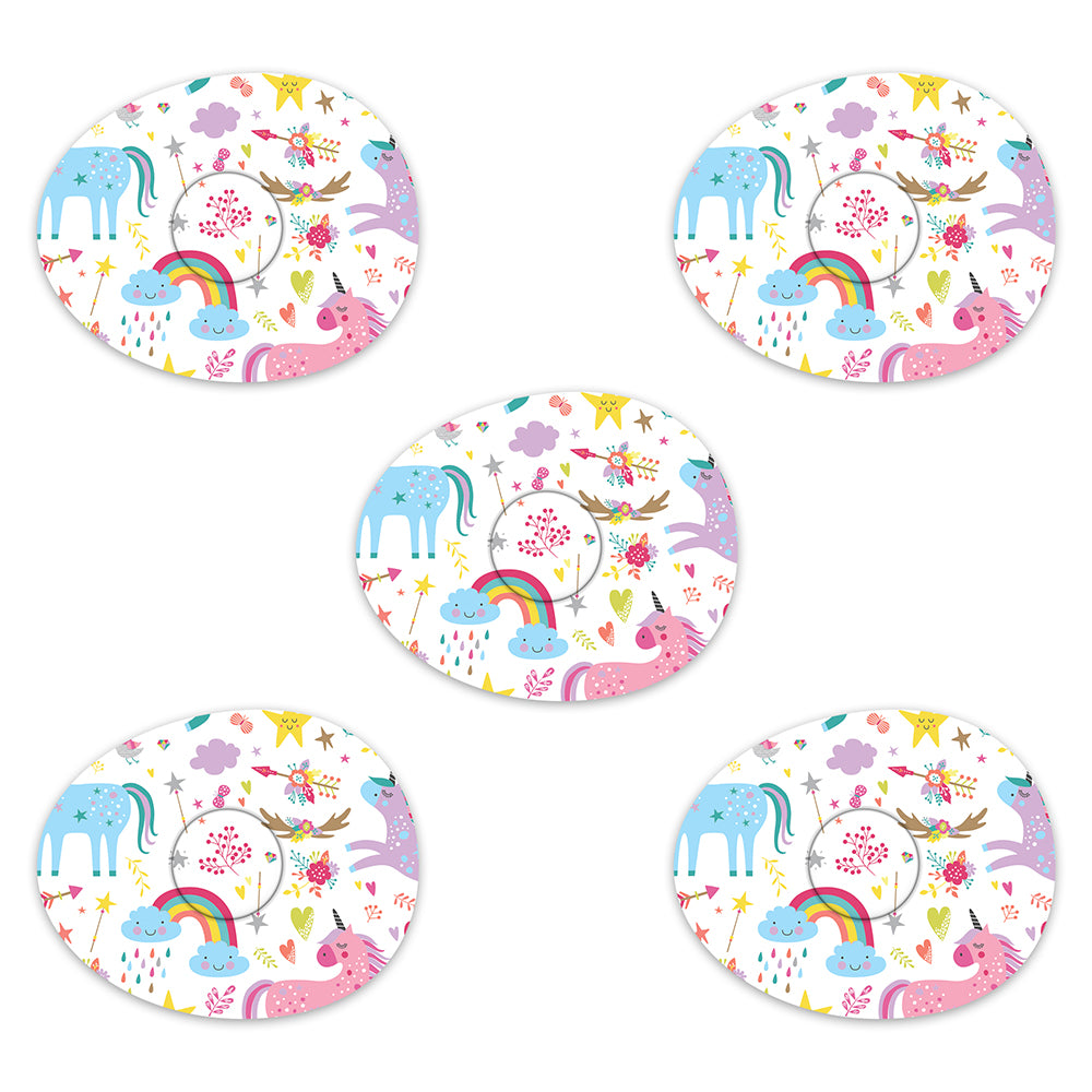 Freestyle Libre Pastel Unicorns Design Patches