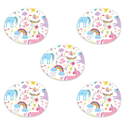 Freestyle Libre Pastel Unicorns Design Patches