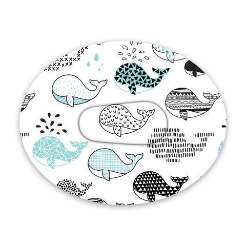 Dexcom Whales Design Patches