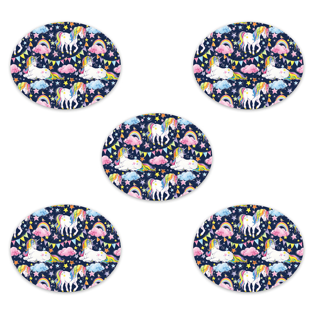 Dexcom Rainbow Unicorn Design Patches