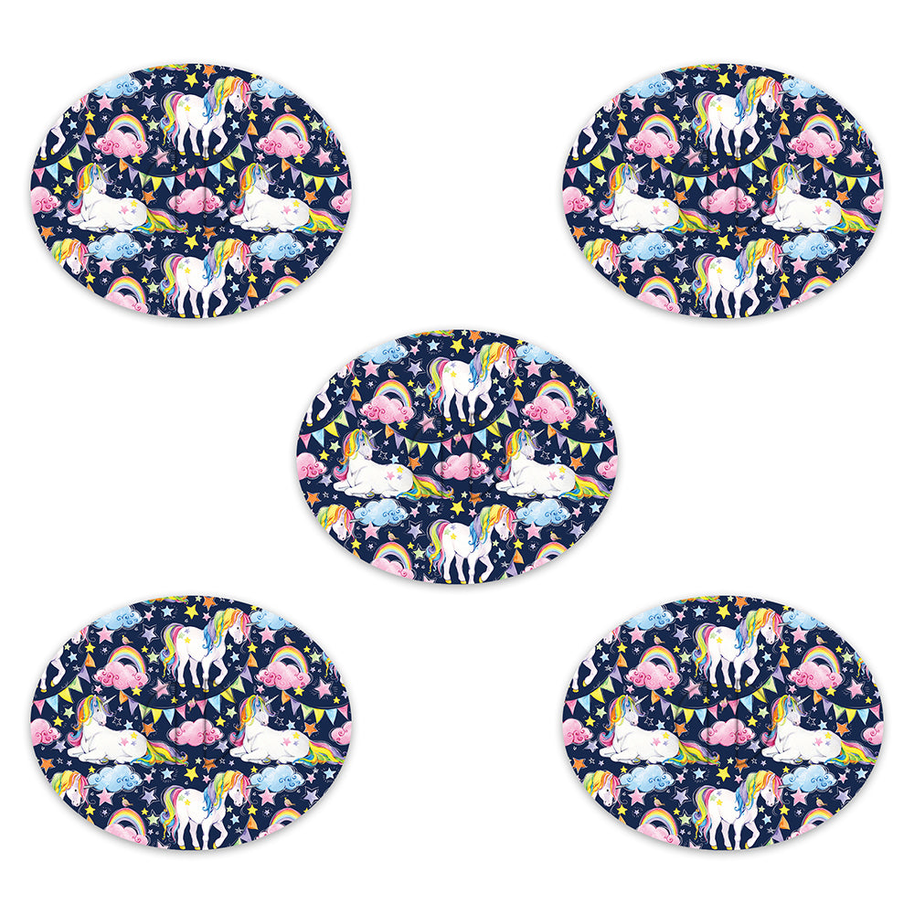 Dexcom Rainbow Unicorn Design Patches