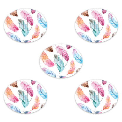 Dexcom Watercolour Feathers Design Patches