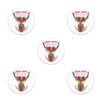 Christmas deer decorative adhesive patches - all devices.