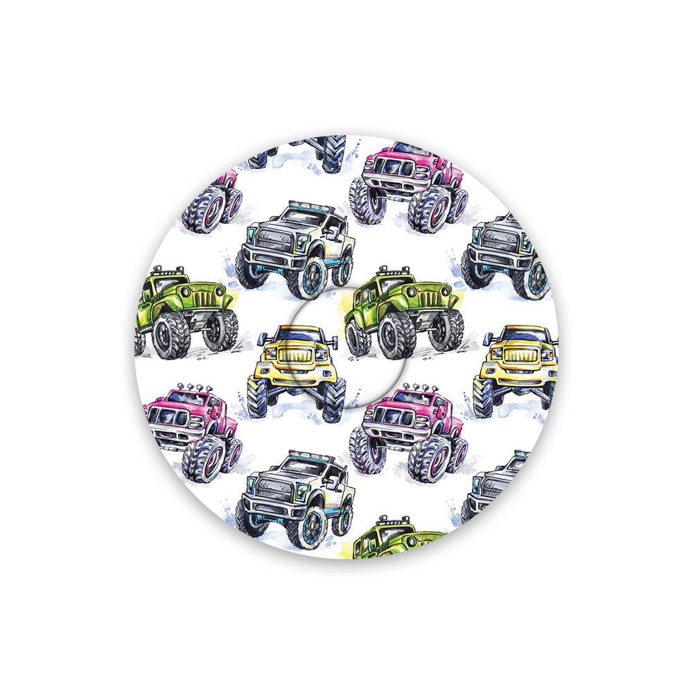 Freestyle Libre Monster Truck Design Patches