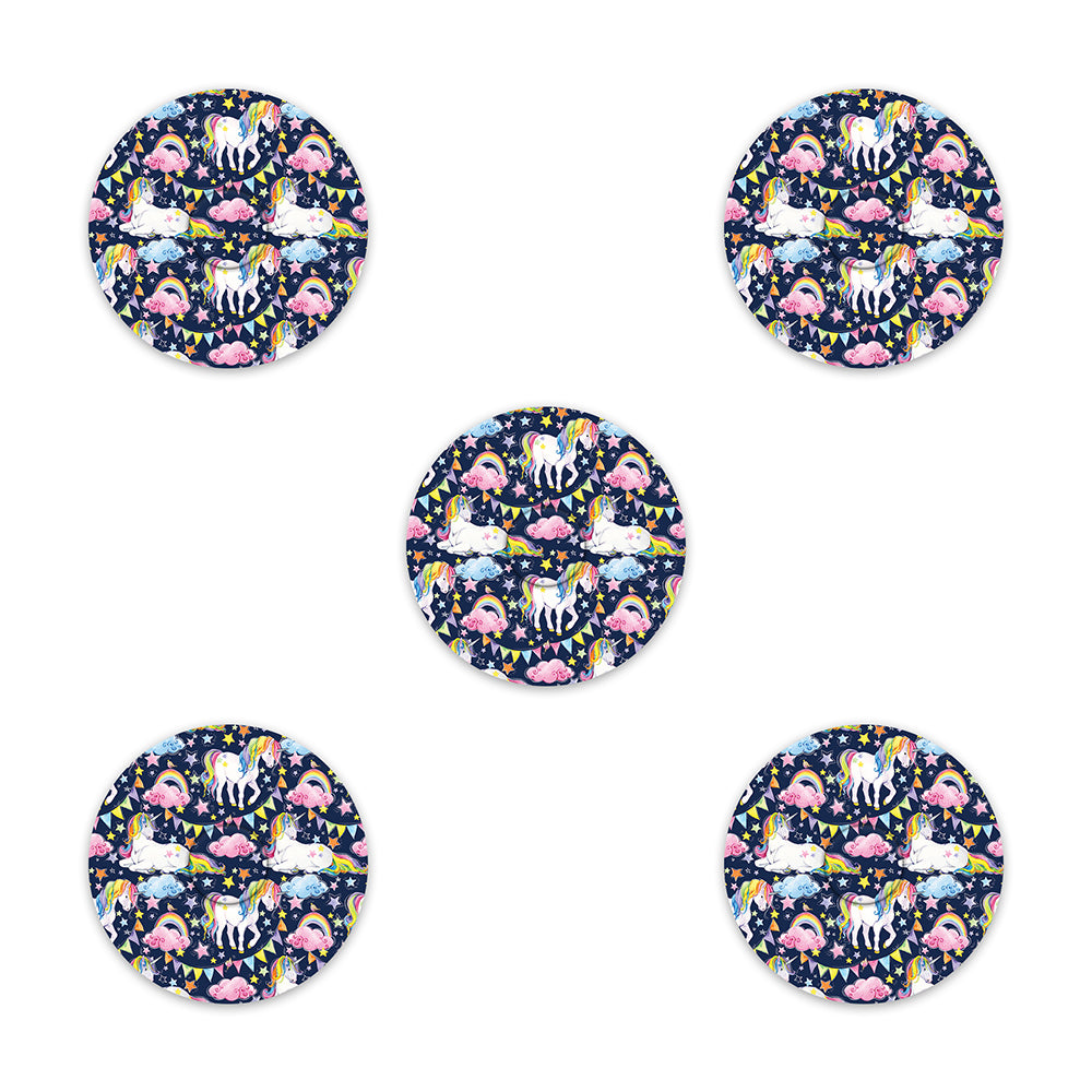 Freestyle Libre Rainbow Unicorn Design Patches